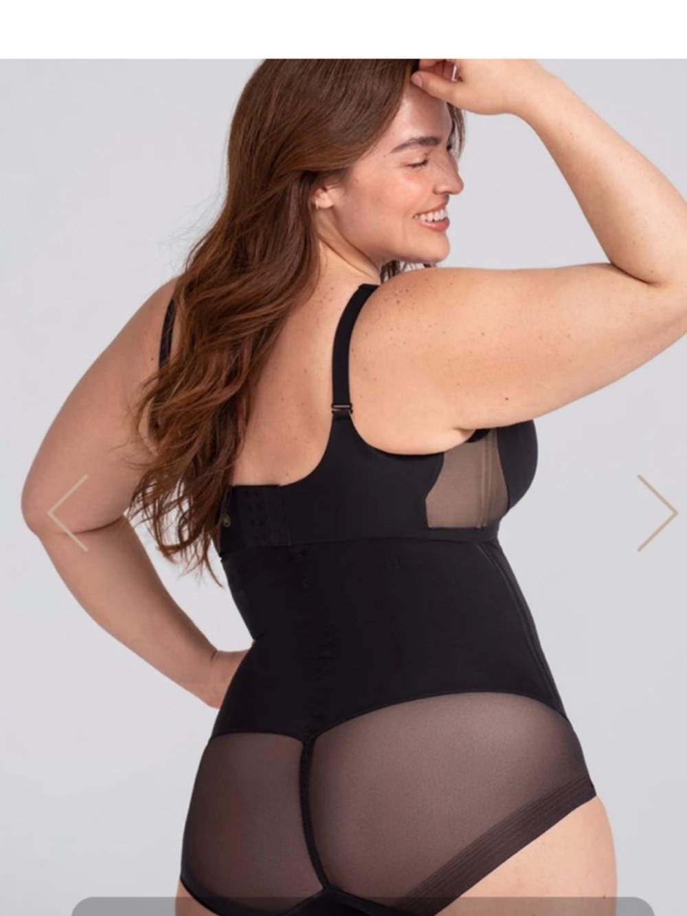 NWOT HoneyLove Superpower Black Shaper Briefs Removable Straps 2X - Picture 2 of 9